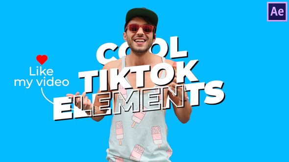 Videohive Cool TikTok Elements Elements template preview