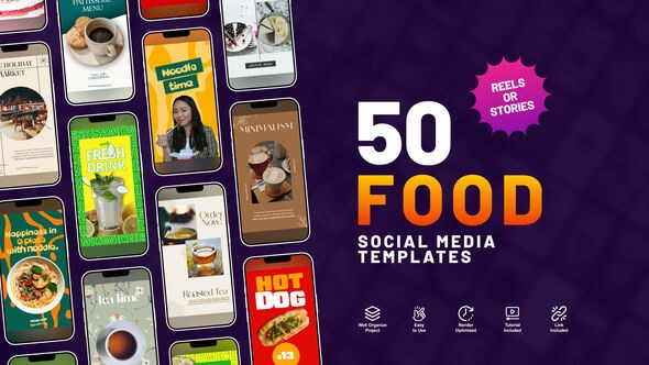 Videohive Food Box Instagram Reels Product Promo template preview