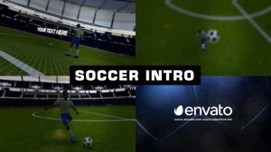 Soccer Intro Opener Video Displays template preview