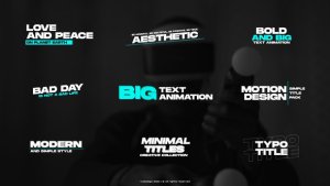 Videohive Big Text Animation | AE Titles template preview