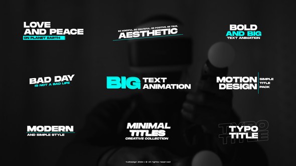 Videohive Big Text Animation | AE Titles template preview