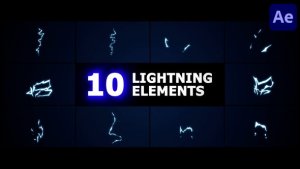 Videohive Lightning Elements | After Effects Elements template preview