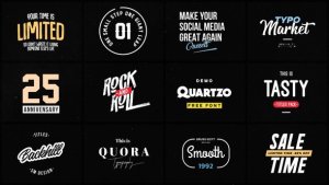 Videohive Animated Typography 36319362 Titles template preview