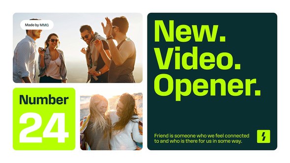 Videohive Multi Frame Intro Openers template preview