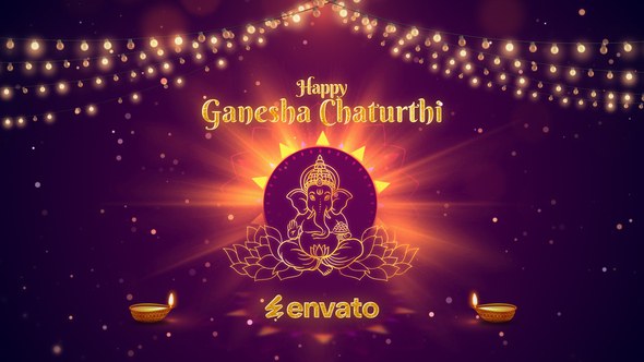 Videohive Ganesha Chaturthi Wishes Openers template preview