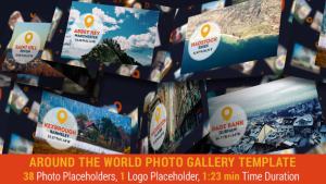 Videohive Around The World Photo Gallery Video Displays template preview