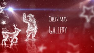 Christmas Gallery Video Displays template preview