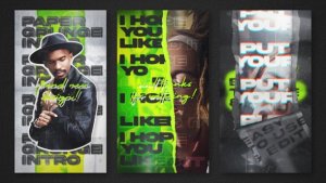 Videohive Paper Grunge Reel and Stories Openers template preview