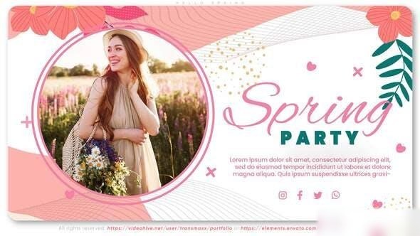 Videohive Hello Spring Openers template preview