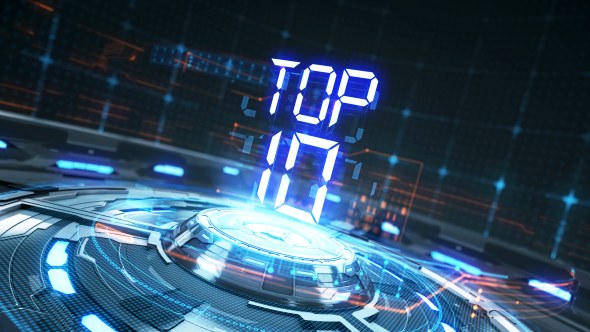 Top 10 Countdown Transitions Video Displays template preview