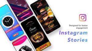 Instagram Stories Video Displays template preview
