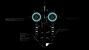 Videohive HUD Face Recognition Infographics template preview