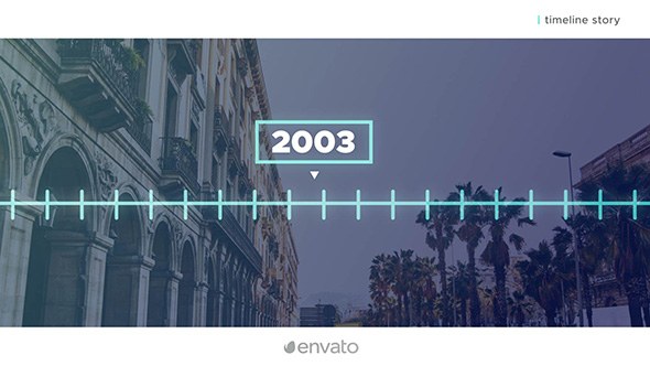 Videohive Simple Timeline Video Displays template preview