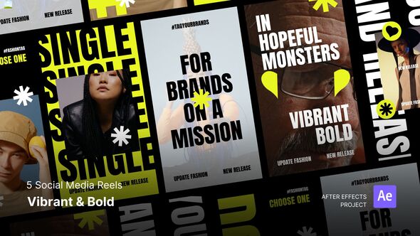 Videohive Intro/Opening - Vibrant & Bold After Effects Project Files Product Promo template preview