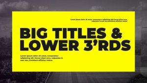 Videohive Corporate Big Titles Titles template preview