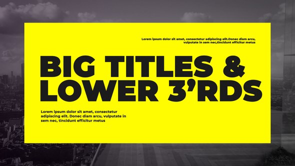 Videohive Corporate Big Titles Titles template preview