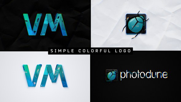 Videohive Simple Colorful Logo 33018239 Logo Stings template preview