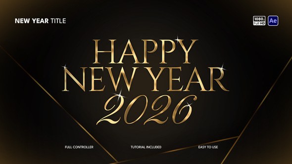 Videohive New Year Titles Titles template preview