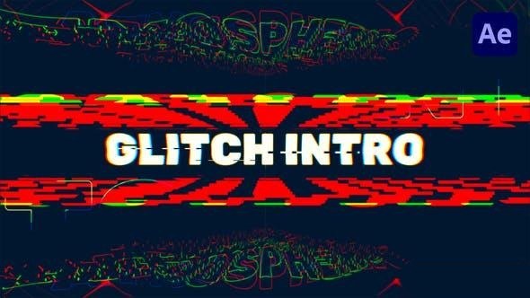 Videohive Glitch Intro 38338709 Openers template preview