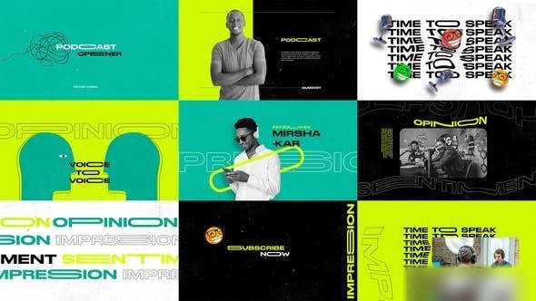 Videohive Podcast Opener 39247280 Openers template preview