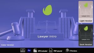 Videohive Lawyer Intro Logo Stings template preview