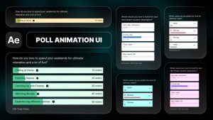 Videohive Poll Infographics template preview