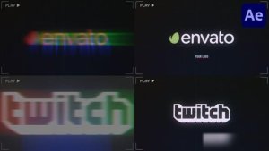 Videohive VHS Logo Reveal for After Effects Logo Stings template preview