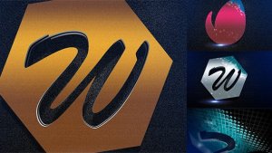 Videohive Mosaic Metal Logo Logo Stings template preview