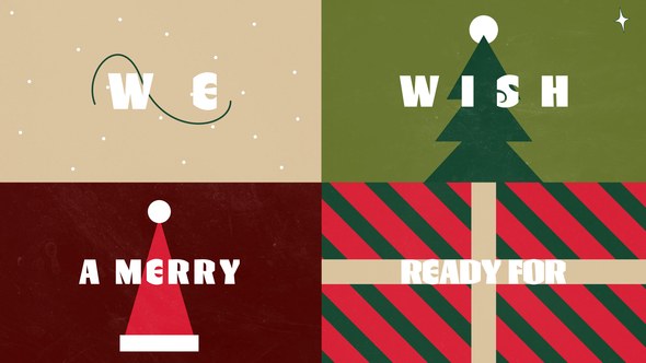 Videohive Minimal Christmas Opener Openers template preview