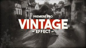 Retro Film Effect Premiere Pro template preview
