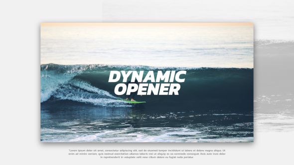 Videohive Dynamic Opener 21426274 Openers template preview