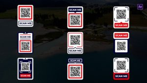 Videohive Modern QR Code After Effects Video Displays template preview