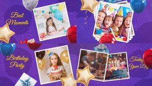 Videohive Happy Birthday Slideshow 55570080 Openers template preview