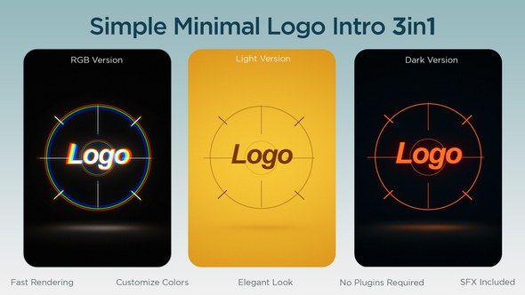 Videohive Simple Minimal Logo Logo Stings template preview