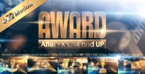 Golden Award Video Displays template preview