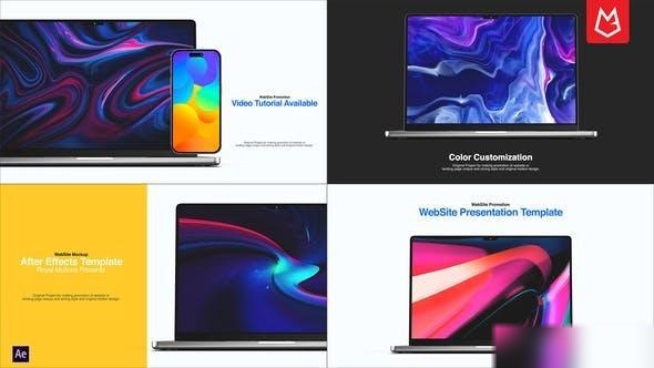 Videohive Website Presentation | 4K Laptop Mockup Product Promo template preview