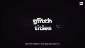 Videohive Glitch Titles After Effects Titles template preview