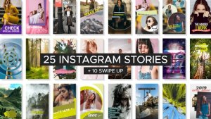 Instagram Stories Vol. 1 Video Displays template preview