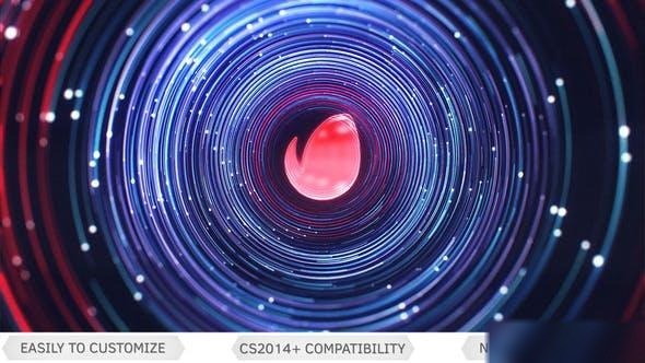 Videohive Trails Tonnel | Logo Reveal Logo Stings template preview