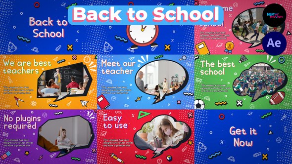 Videohive Back to school 33546089 Product Promo template preview
