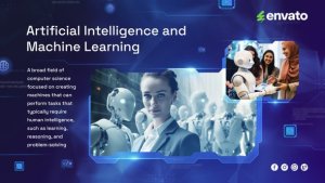 Videohive Artificial Intelligence Technologies Video Displays template preview