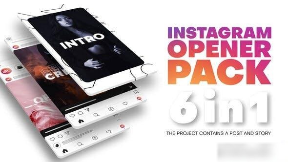 Videohive Instagram Opener Pack Openers template preview