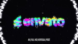 Videohive Quick Glitch Reveal Logo Stings template preview