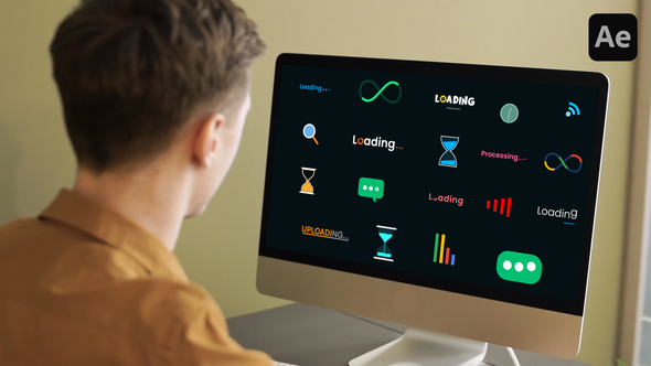 Videohive Loading Animations Elements template preview