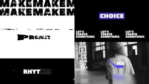 Videohive Bold Typo Opener | Stomp Kinetic Titles Openers template preview