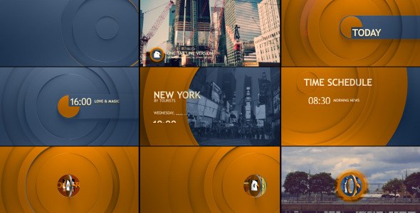 Circle Broadcast Pack Video Displays template preview