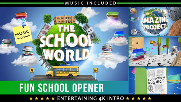 Videohive School Education Opener Openers template preview