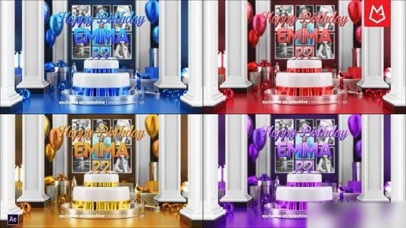 Videohive Happy Birthday Intro | Media Wish Openers template preview
