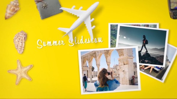 Videohive Summer Travel Slideshow Video Displays template preview