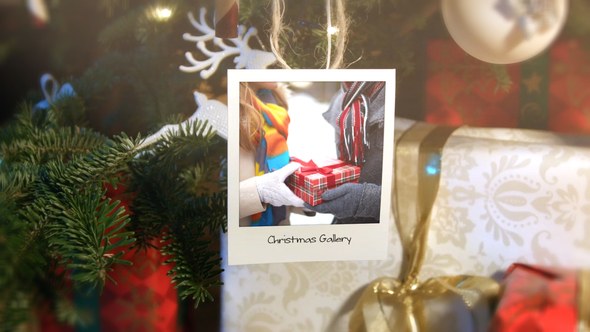 Christmas and New Year Photo Gallery - Videohive Video Displays template preview